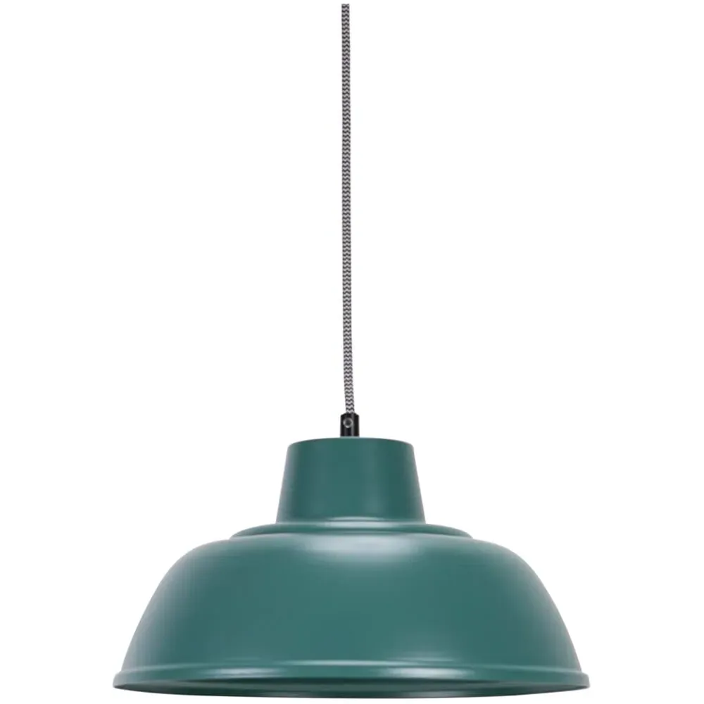 Morris Dome LED Pendant Ceiling Light - Teal image
