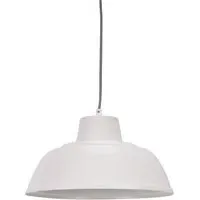 Morris Dome LED Pendant Ceiling Light - White