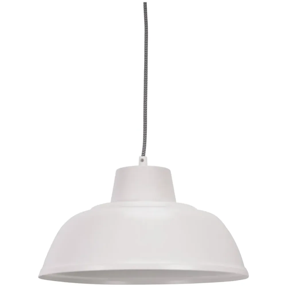 Morris Dome LED Pendant Ceiling Light - White image