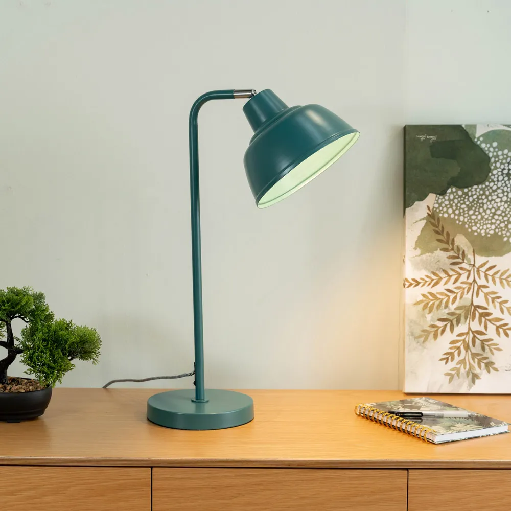 Morris Dome LED Table Lamp - Teal