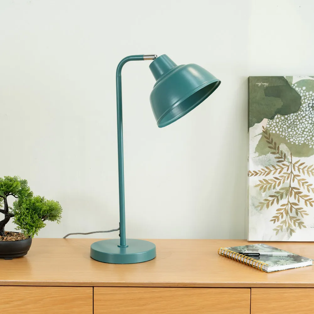 Morris Dome LED Table Lamp - Teal