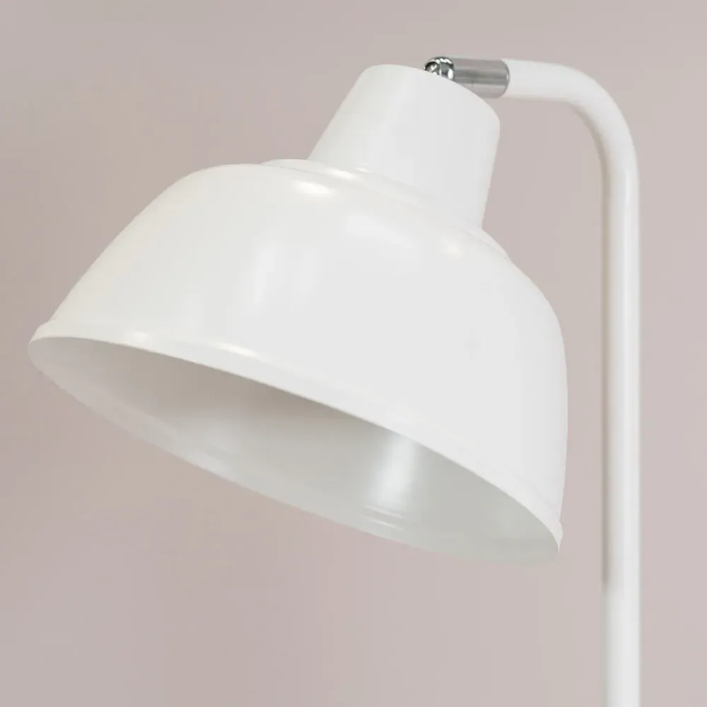 Morris Dome LED Table Lamp - White
