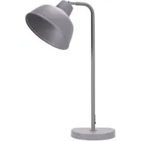 Morris Dome Table Lamp - Stone Grey, Metal