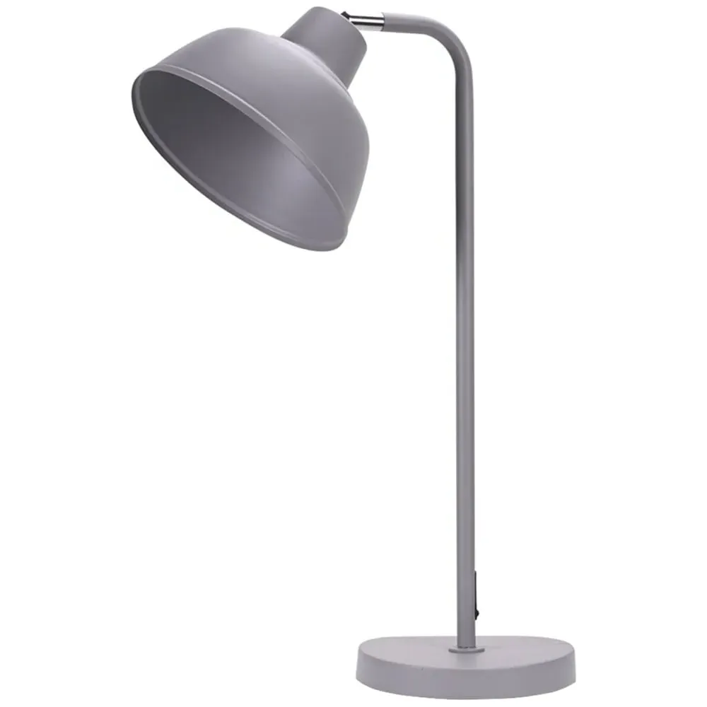 Morris Dome Table Lamp - Stone Grey, Metal image