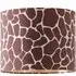 Oasis Giraffe Print Drum Ceiling Lamp Shade - Multi, Fabric