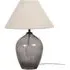 Olivet Taper Shade LED Table Lamp - Grey, Glass