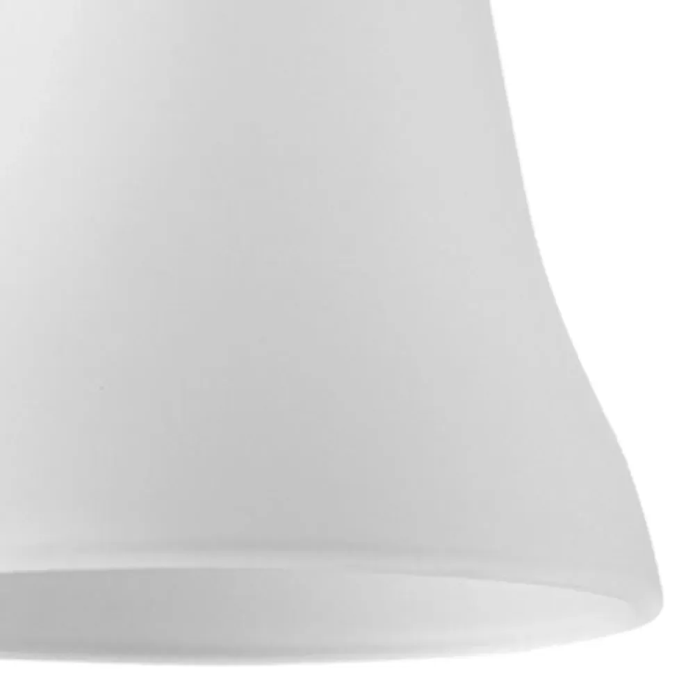 Olympus Bell Lamp Shade 3 Pack - White, Frosted Glass