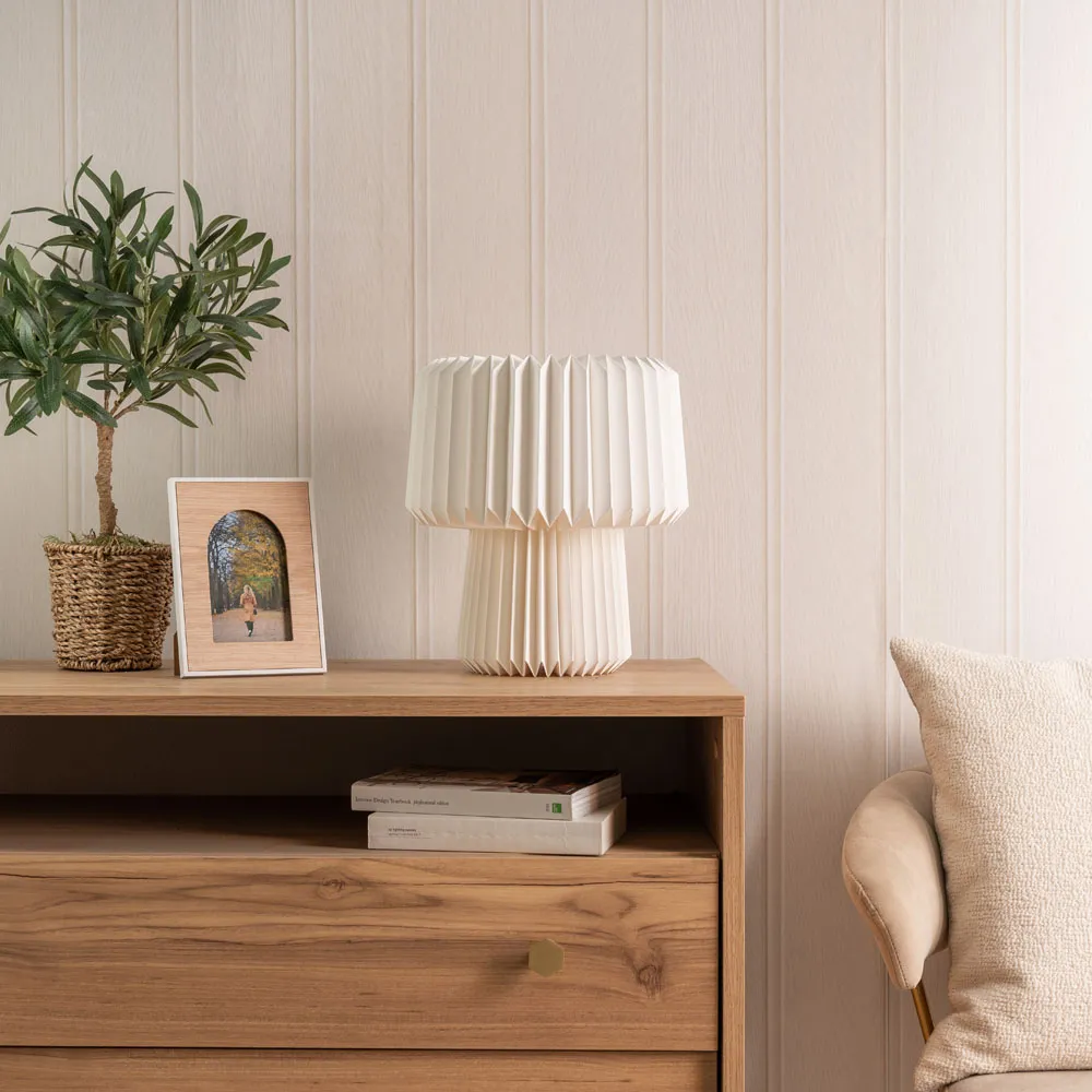 Origami LED Table Lamp - White, Paper