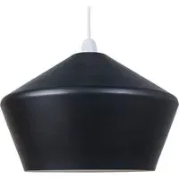 Otis Angled Metal Lamp Shade - Black