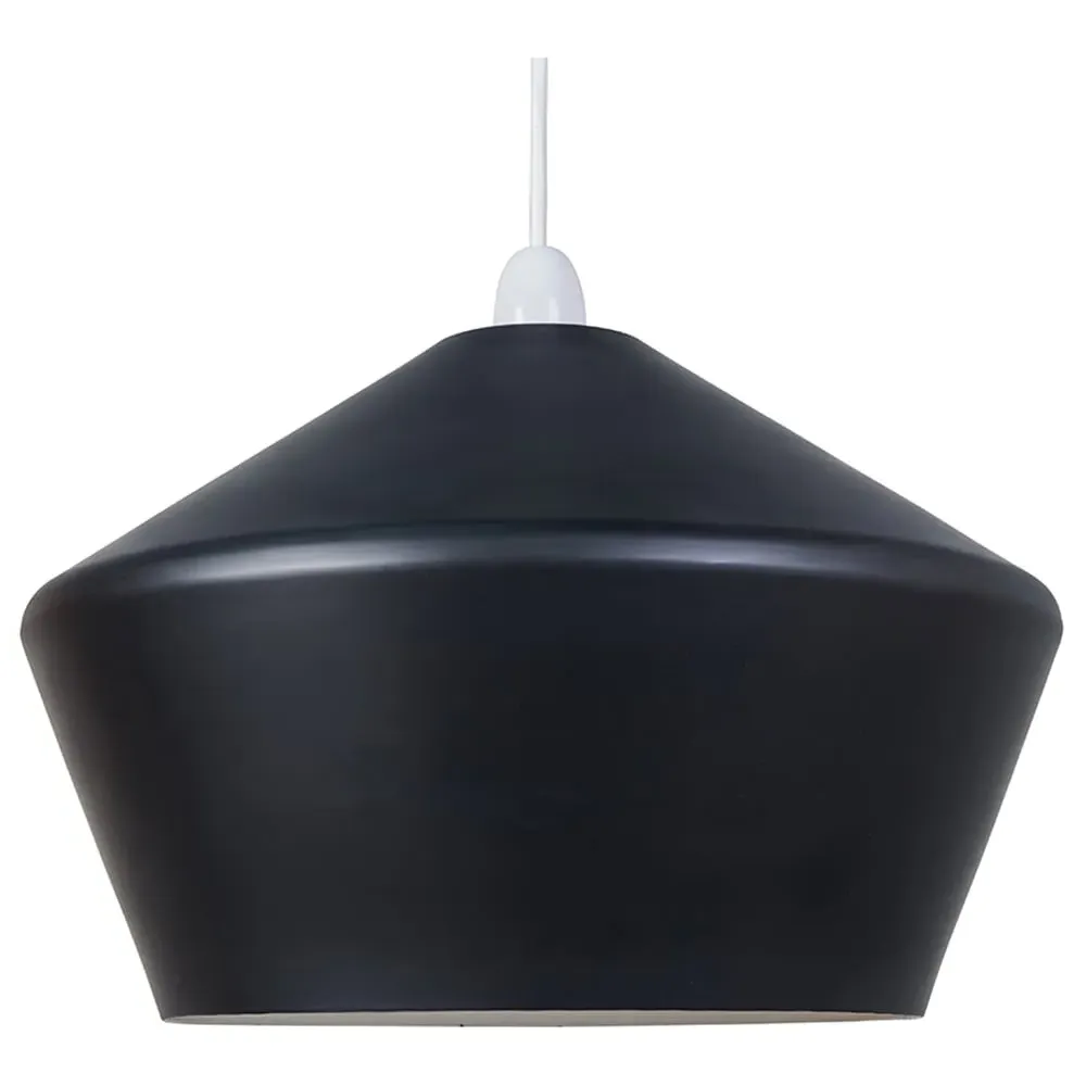 Otis Angled Metal Lamp Shade - Black image