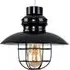 Penglai Fishermans Basket Ceiling Pendant Lamp Shade - Black