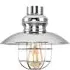 Penglai Fishermans Basket Ceiling Pendant Lamp Shade - Silver