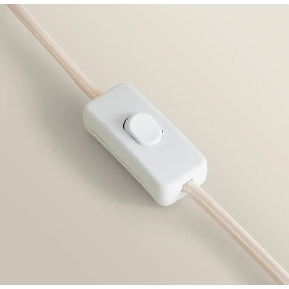 Perrie Striped Ceramic Table Lamp with Raffia Shade - Pink