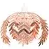 Pinnate Fern Leaf Ceiling Pendant Lamp Shade - Copper