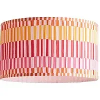 Rae Large Drum Lamp Shade - Multicolour Stripe