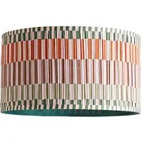 Rae Large Drum Lamp Shade - Natural Stripe, Cream