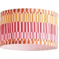 Rae Small Drum Lamp Shade - Multicolour Stripe