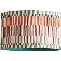 Rae Small Drum Lamp Shade - Natural Stripe, Cream