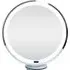 Rechargeable LED Suction Mirror with 5x Magnification - White
