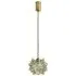 Reine Clear Glass Shade Ceiling Pendant Light - Gold
