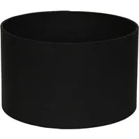Reni 25cm Drum Ceiling Lamp Shade - Black, Fabric