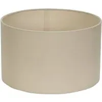 Reni 25cm Drum Ceiling Lamp Shade - Cream, Fabric