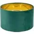 Reni 25cm Drum Ceiling Lamp Shade - Green, Velvet