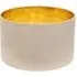 Reni 25cm Drum Ceiling Lamp Shade with Gold Inner - Natural