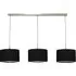 Reni 3 Drop Bar Ceiling Light - Black, Chrome