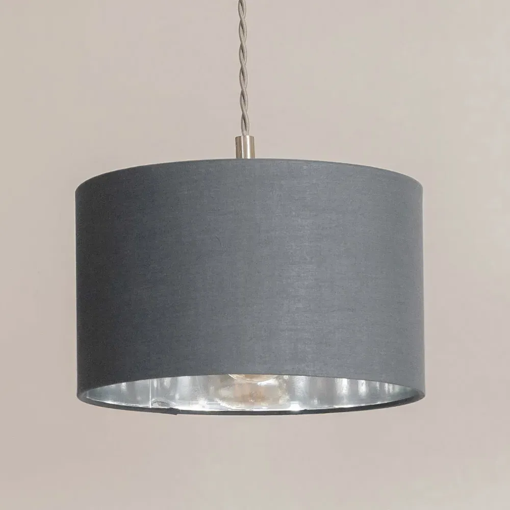 Reni 3 Drop Bar Ceiling Light - Grey, Chrome