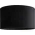 Reni 35cm Drum Ceiling Lamp Shade - Black, Velvet
