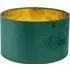 Reni 35cm Drum Ceiling Lamp Shade - Green, Velvet