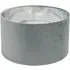 Reni 35cm Drum Ceiling Lamp Shade - Grey, Velvet