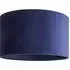Reni 35cm Drum Ceiling Lamp Shade - Navy, Velvet
