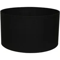 Reni 45cm Drum Ceiling Lamp Shade - Black, Fabric