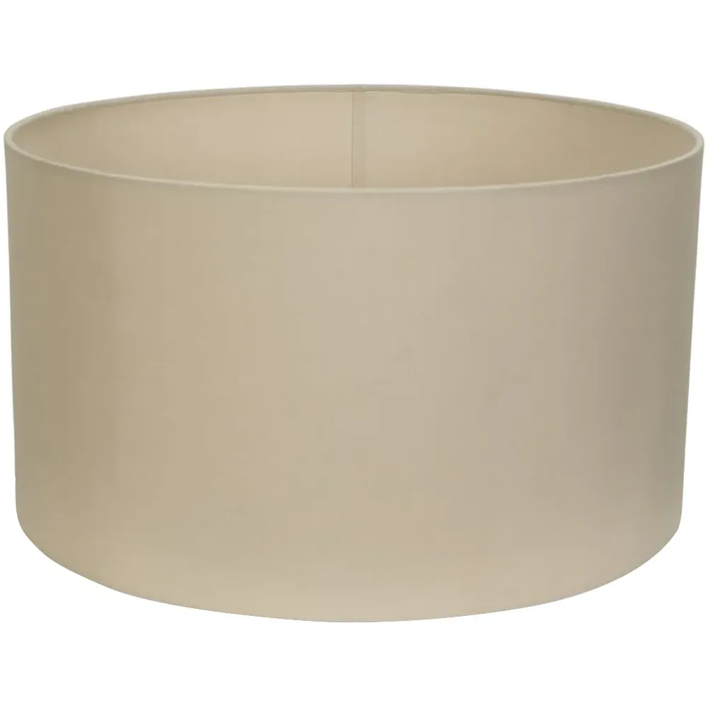 Reni 45cm Drum Ceiling Lamp Shade - Cream, Fabric