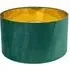 Reni 45cm Drum Ceiling Lamp Shade - Green, Velvet