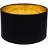 Reni Drum Ceiling Lamp Shade - Black, Fabric