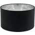 Reni Drum Ceiling Lamp Shade - Black, Fabric