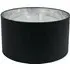 Reni Drum Ceiling Lamp Shade - Black, Fabric