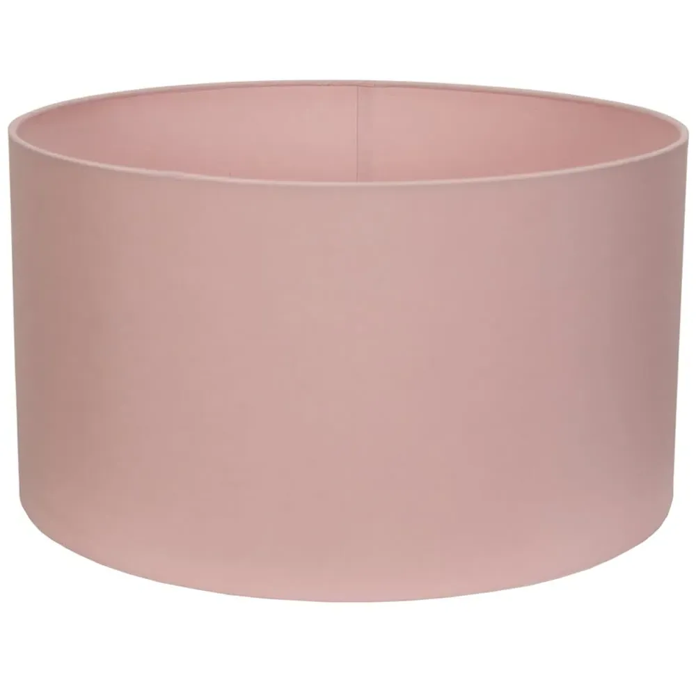 Reni Drum Ceiling Lamp Shade - Blush, Fabric