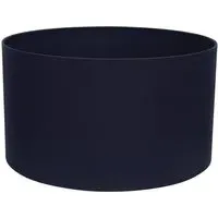 Reni Drum Ceiling Lamp Shade - Navy, Fabric