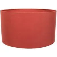 Reni Drum Ceiling Lamp Shade - Rust, Fabric