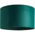 Reni Large Drum Ceiling Lamp Shade - Forest Green, Velvet