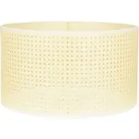 Reni Wicker Drum Ceiling Lamp Shade 45cm - Cream