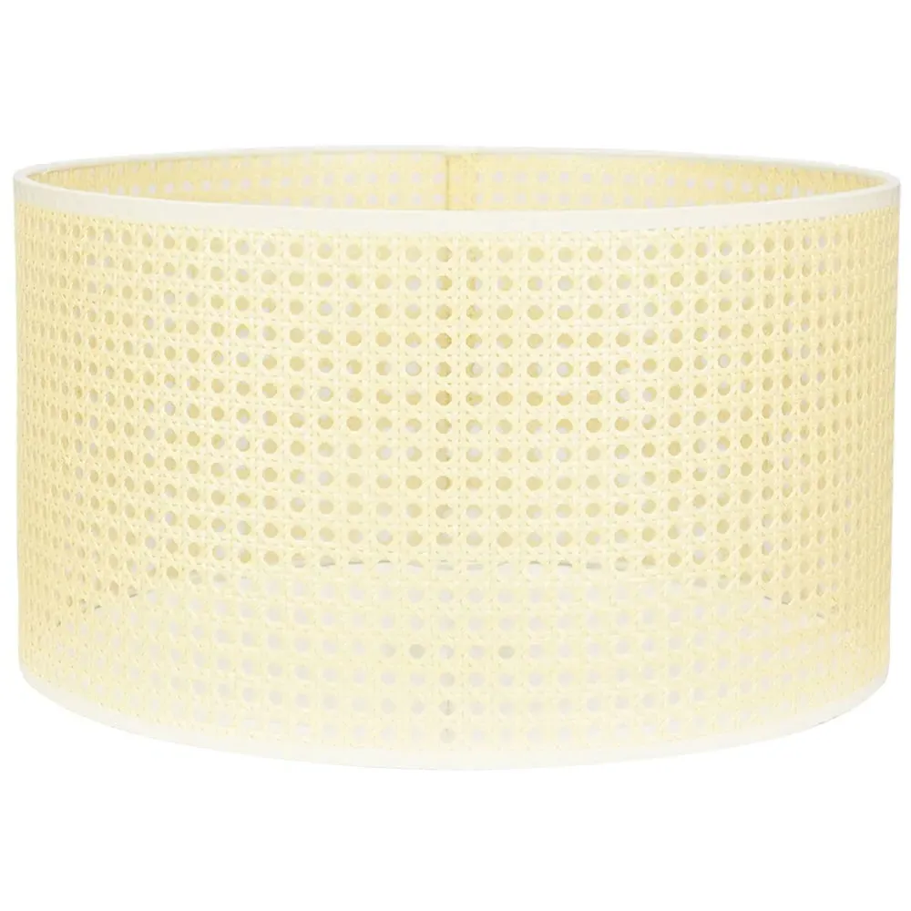 Reni Wicker Drum Ceiling Lamp Shade 45cm - Cream
