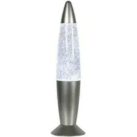 Rizzo RGB Glitter LED Table Lamp - Silver