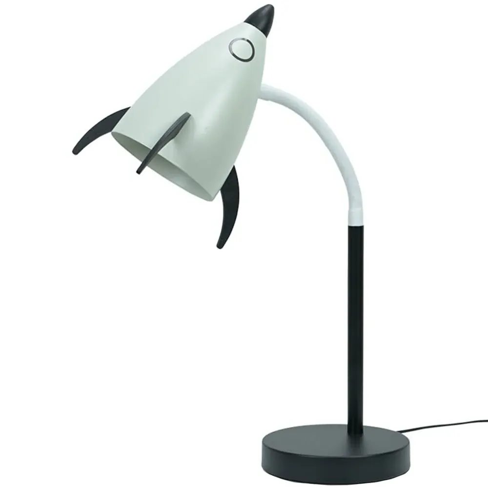 Rocket LED Desk Table Lamp - Cream