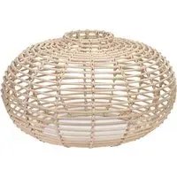 Romy Easy Fit Pendant Lamp Shade - Brown, Natural Rattan