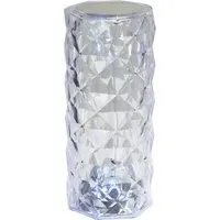 Rose RGB Crystal LED Table Lamp - Pink